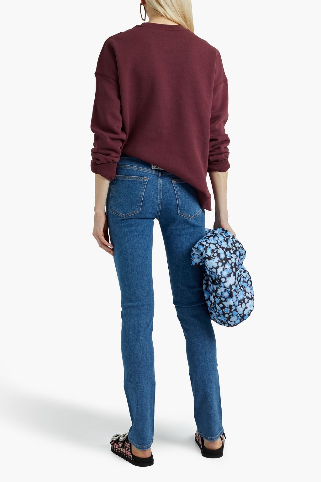 GANNI Mid-rise skinny jeans