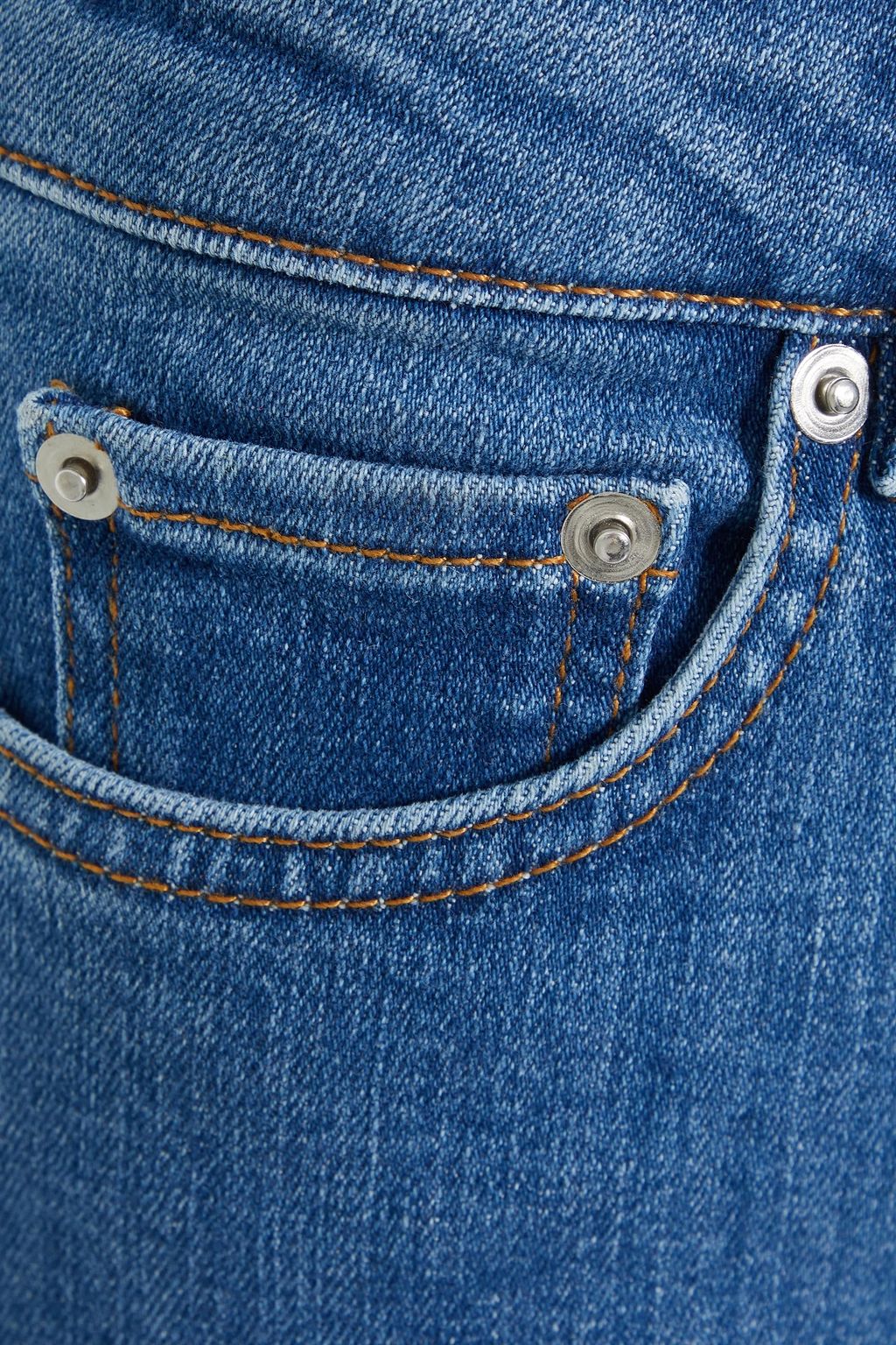 GANNI High-rise slim-leg jeans