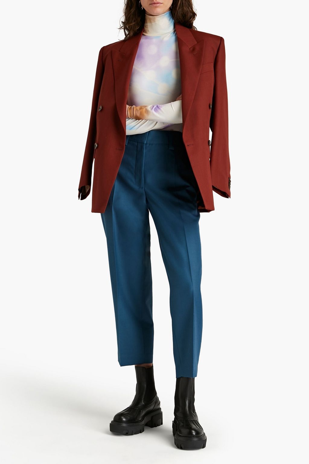 ACNE STUDIOS Body aus Stretch-Jersey mit Print