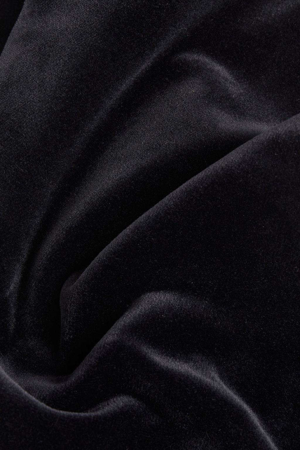 DOLCE & GABBANA Tasseled cotton-blend velvet scarf
