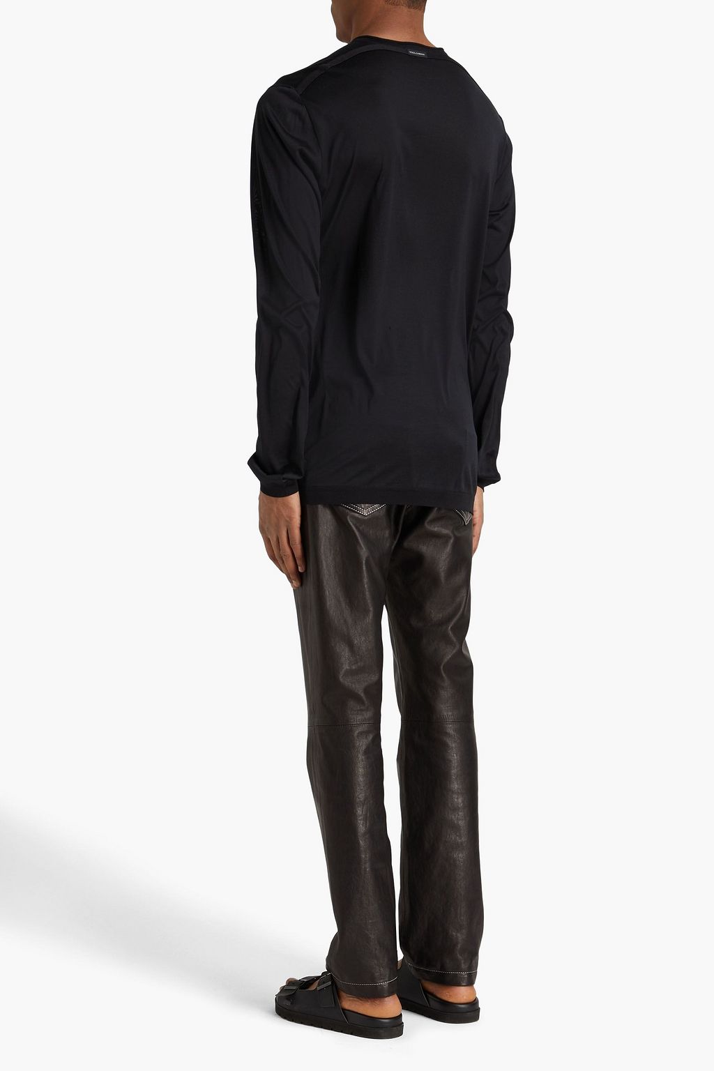 DOLCE & GABBANA Silk-jersey T-shirt