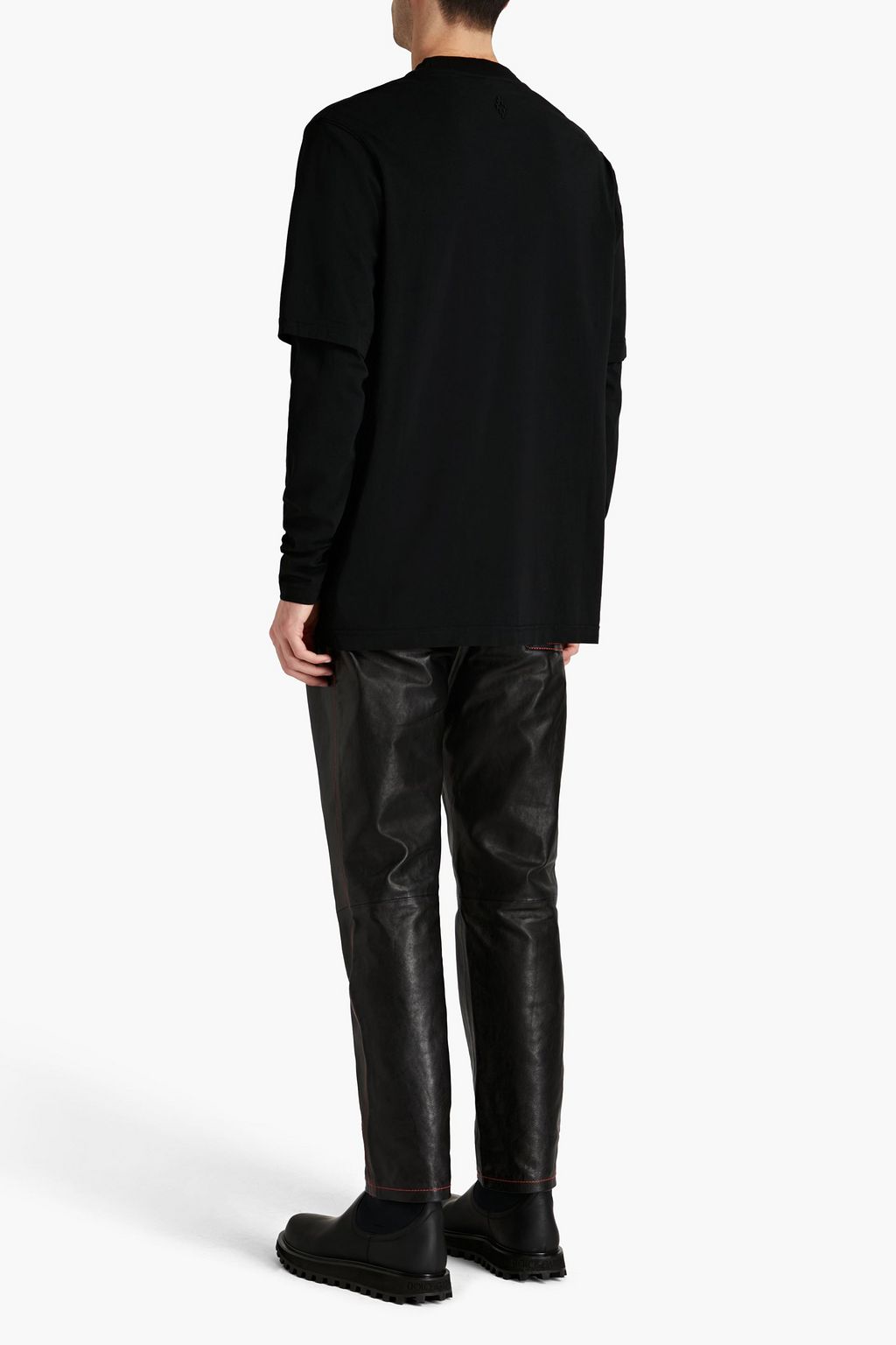 MARCELO BURLON Layered cotton-jersey T-shirt