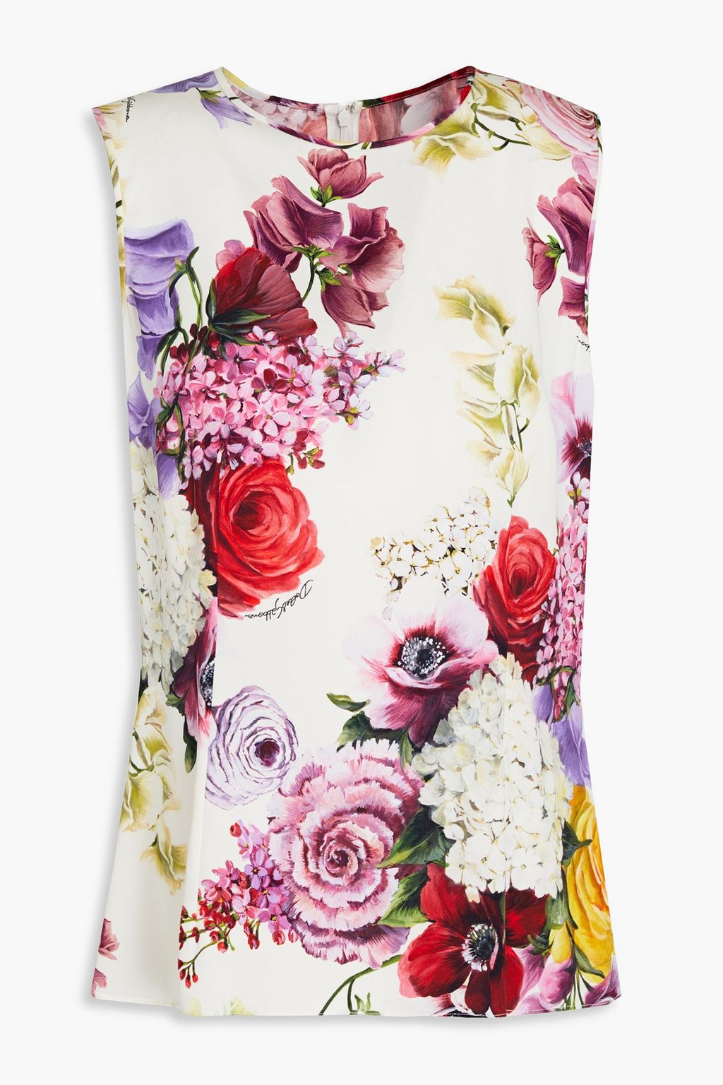 DOLCE & GABBANA Floral-print silk-blend top | Sale up to 70% off | THE OUTNET DOLCE & GABBANA Floral-print silk-blend top | Sale up to 70% off | THE OUTNET