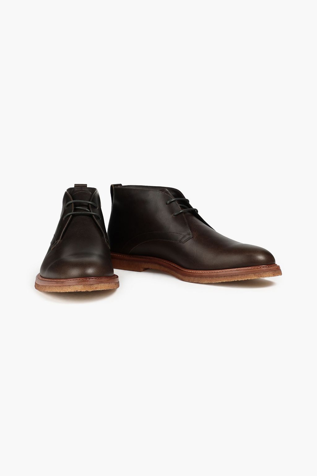 TOD'S Leather desert boots