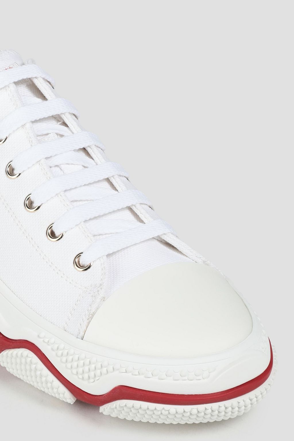 RED(V) Canvas sneakers
