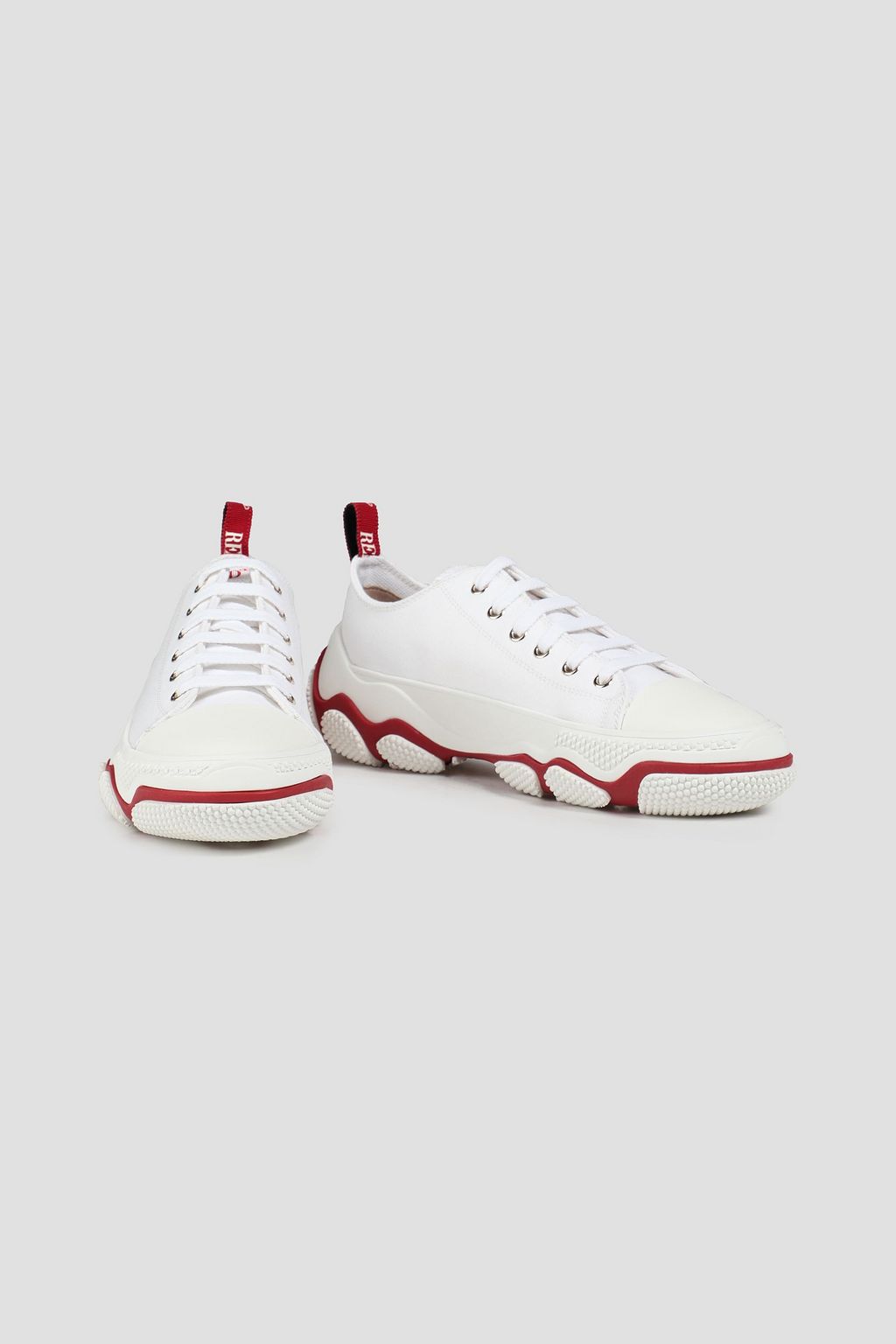 RED(V) Canvas sneakers