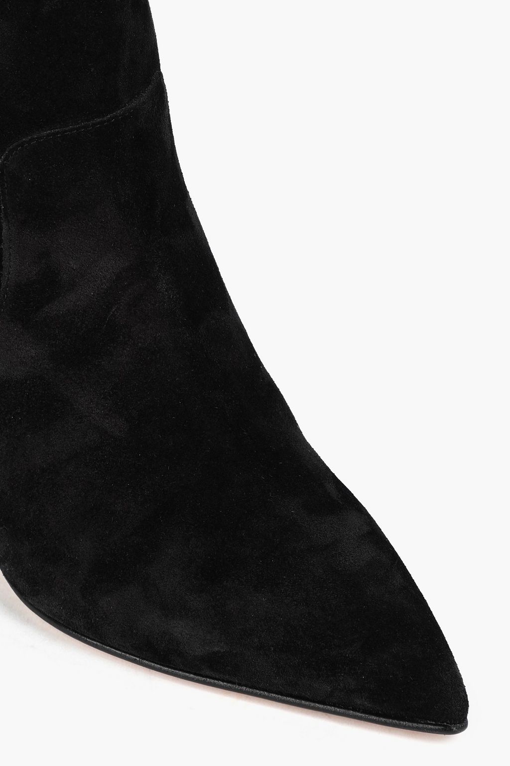 RED(V) Suede ankle boots