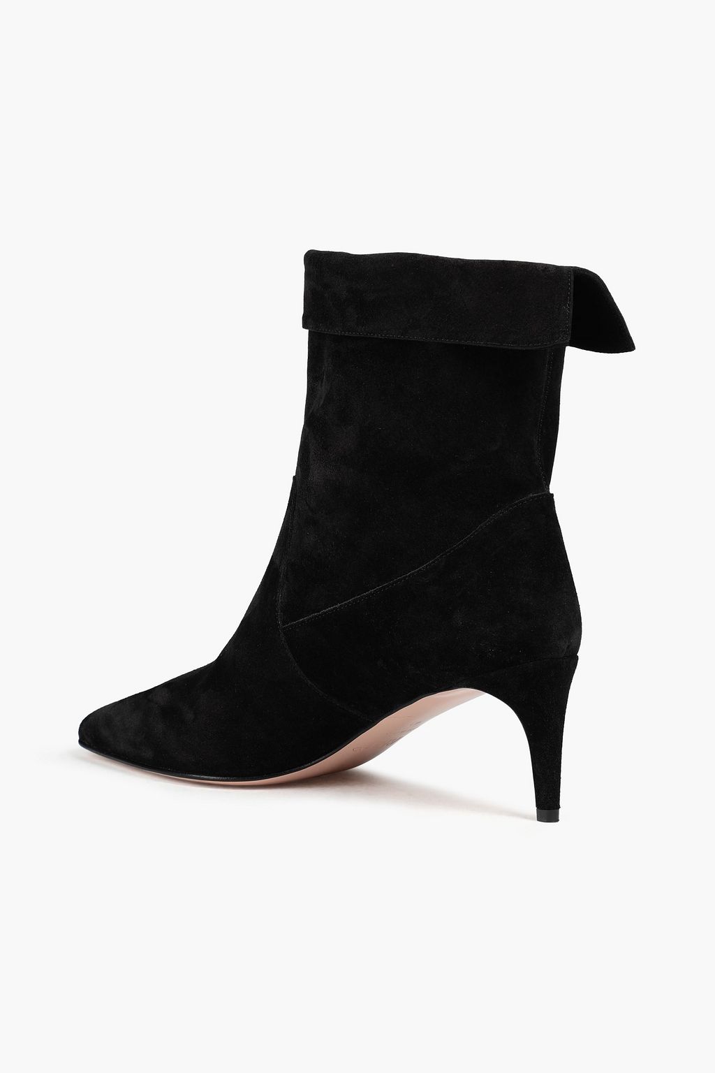 RED(V) Suede ankle boots