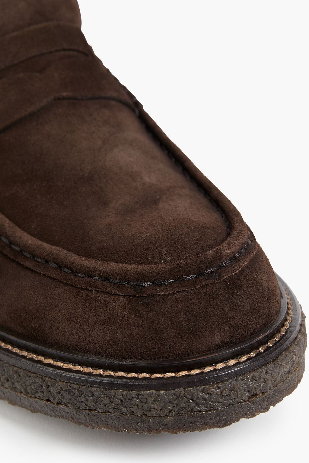 TOD'S Suede penny loafers