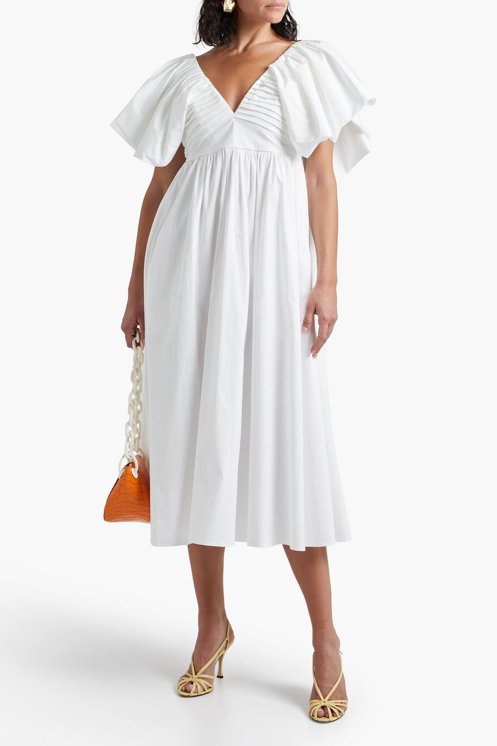 carolina herrera harrison open back gown