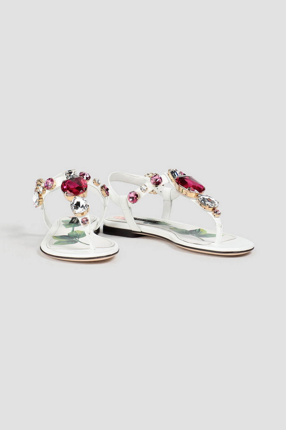 Dolce & Gabbana Flat Sandals In White