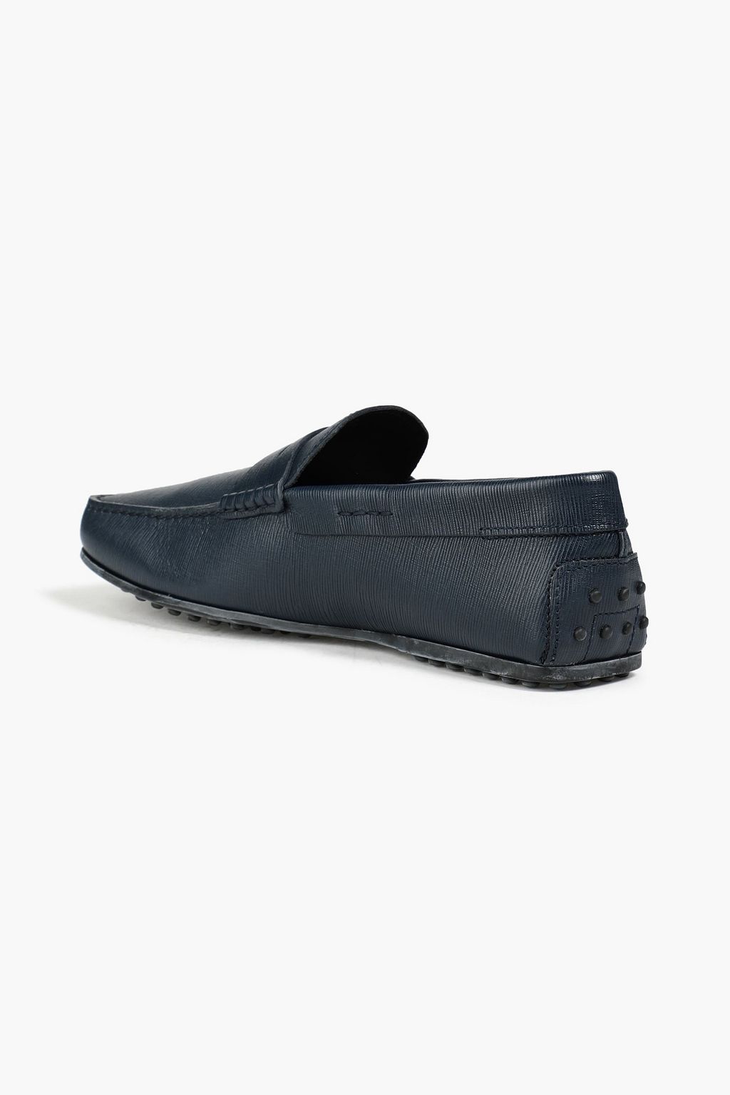 TOD'S City Gommino textured-leather driving shoes
