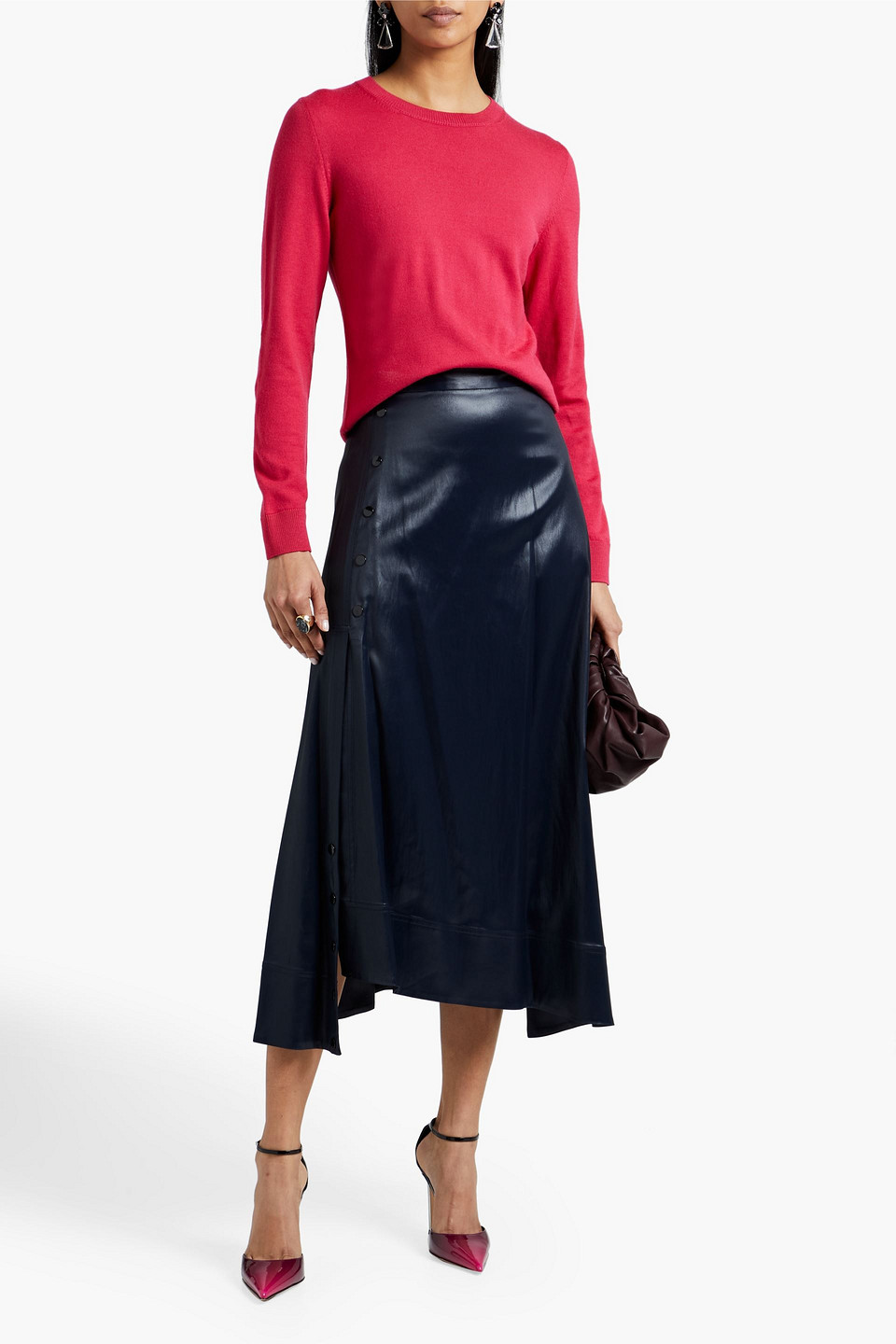 Carolina Herrera Wool Jumper In Fuchsia