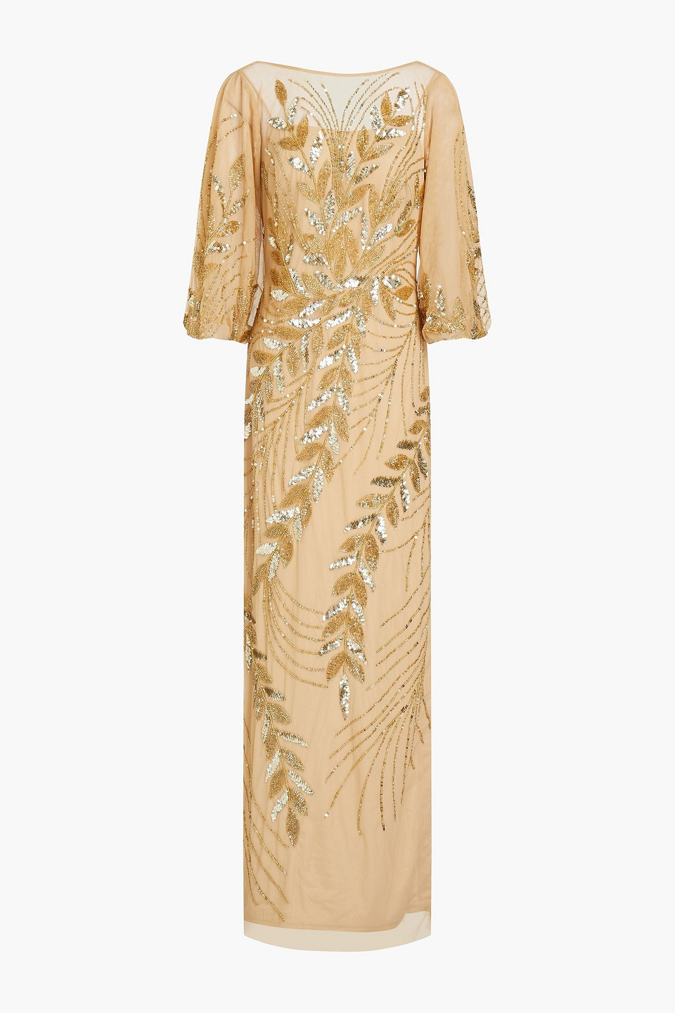 Aidan Mattox Embellished tulle gown