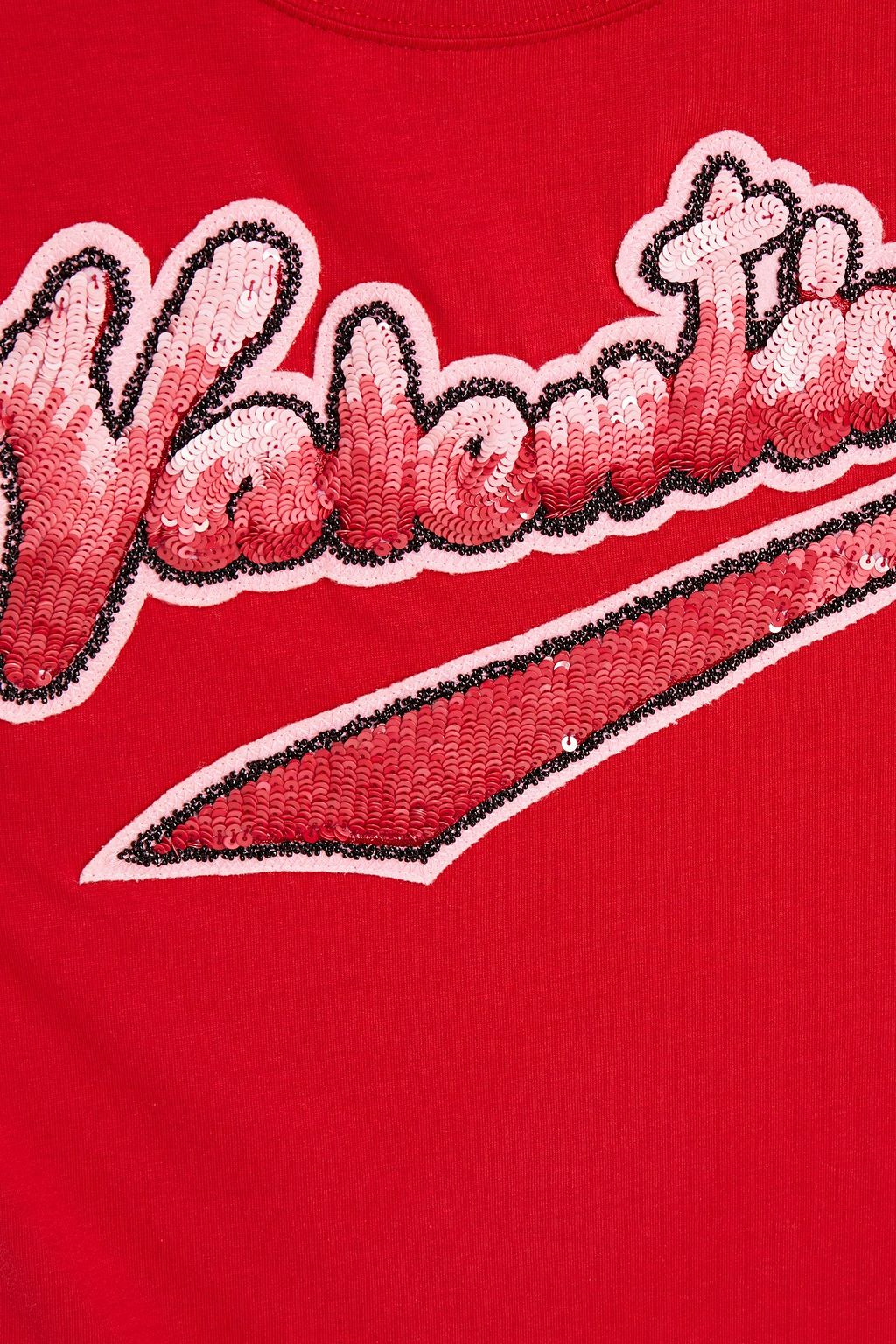 VALENTINO GARAVANI Appliquéd cotton-jersey T-shirt
