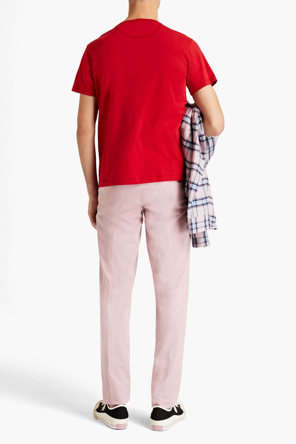 VALENTINO GARAVANI Appliquéd cotton-jersey T-shirt