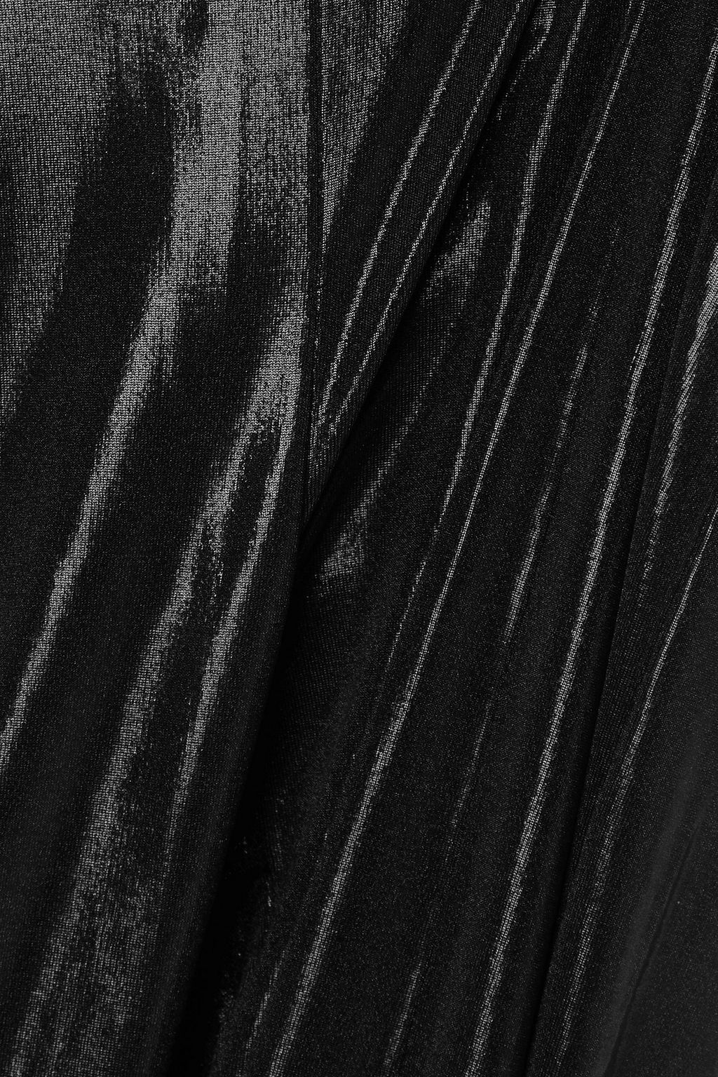 NORMA KAMALI Lamé stretch-jersey flared pants