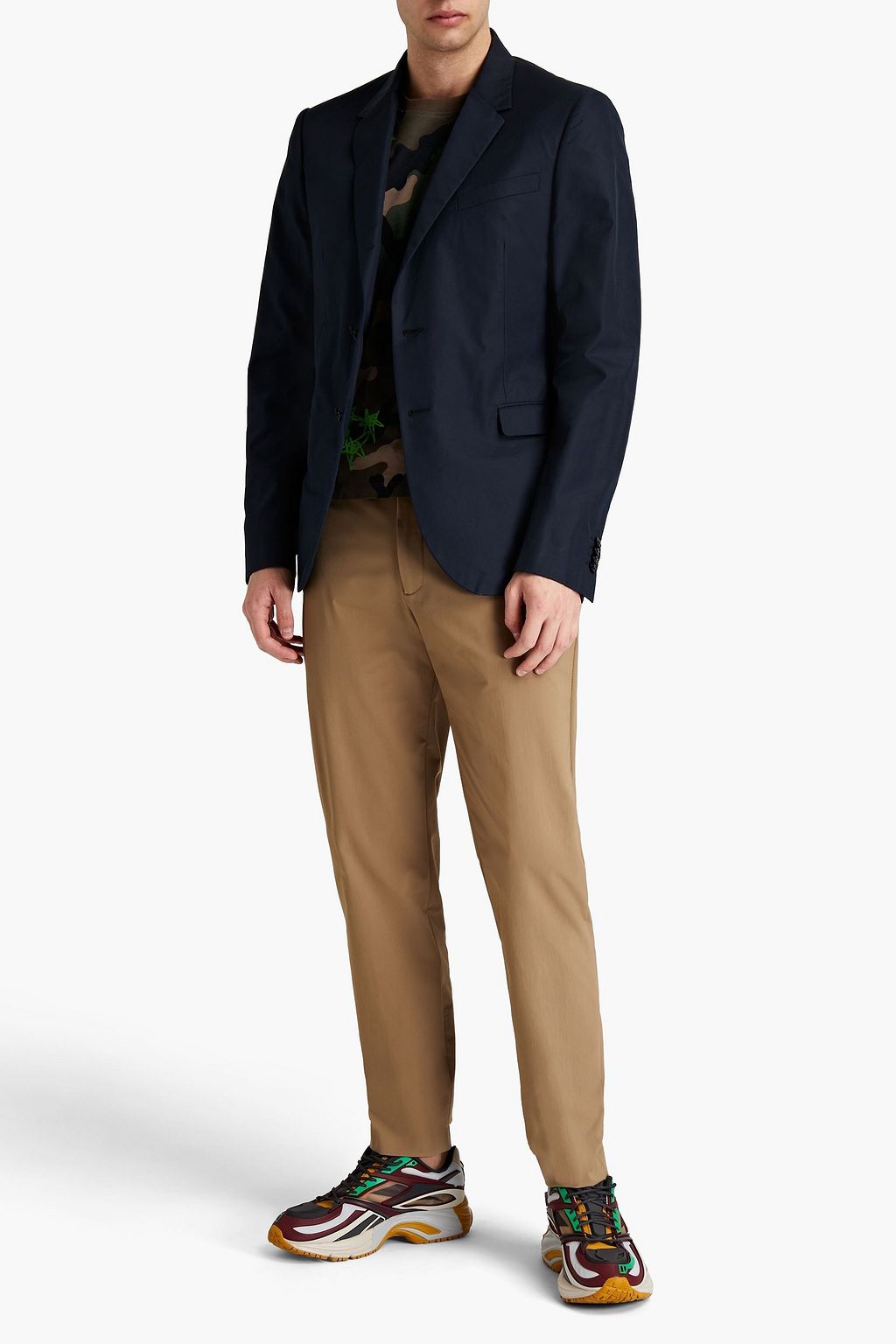 VALENTINO Cotton-twill blazer