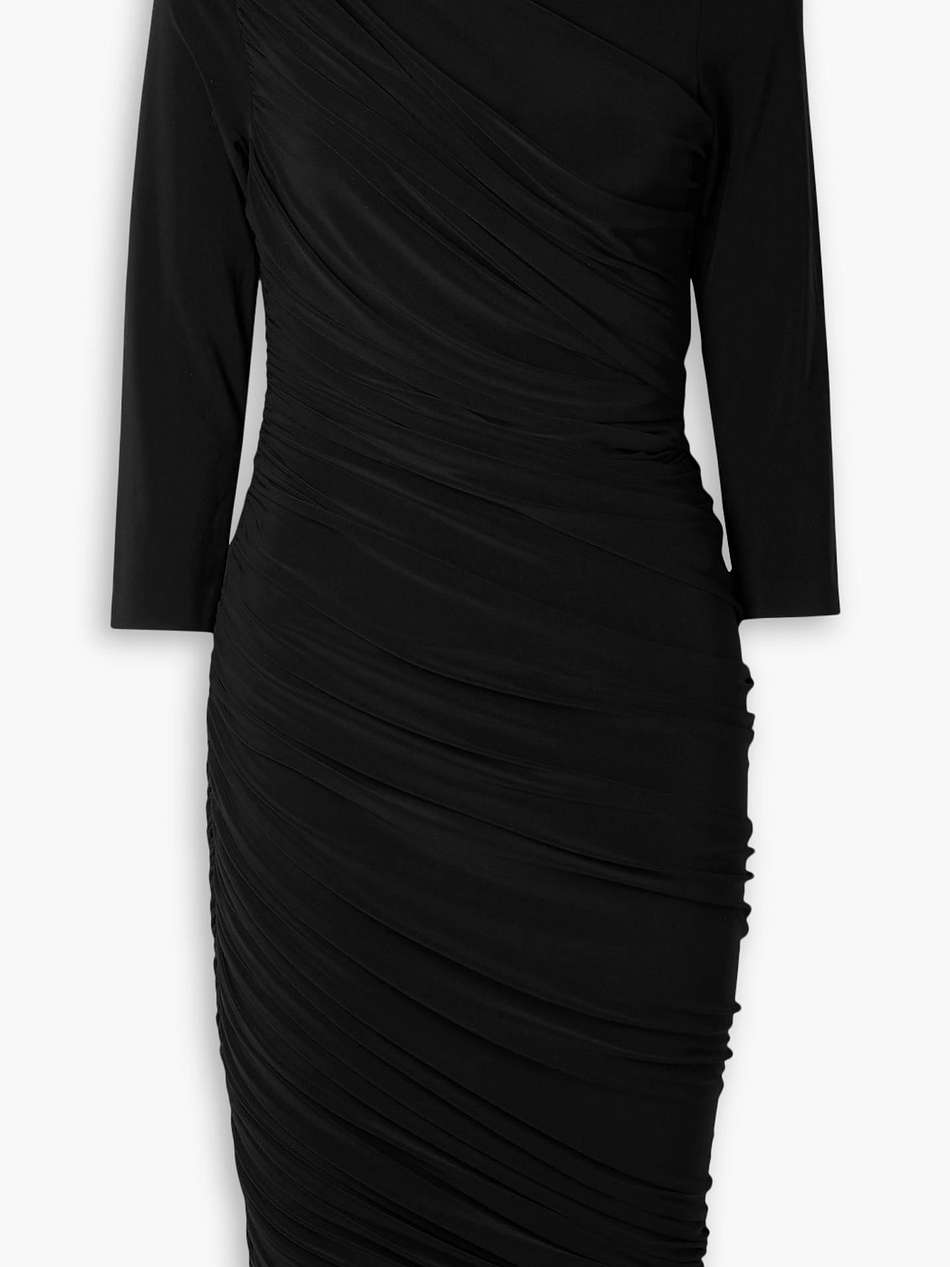 diana ruched stretch-jersey dress