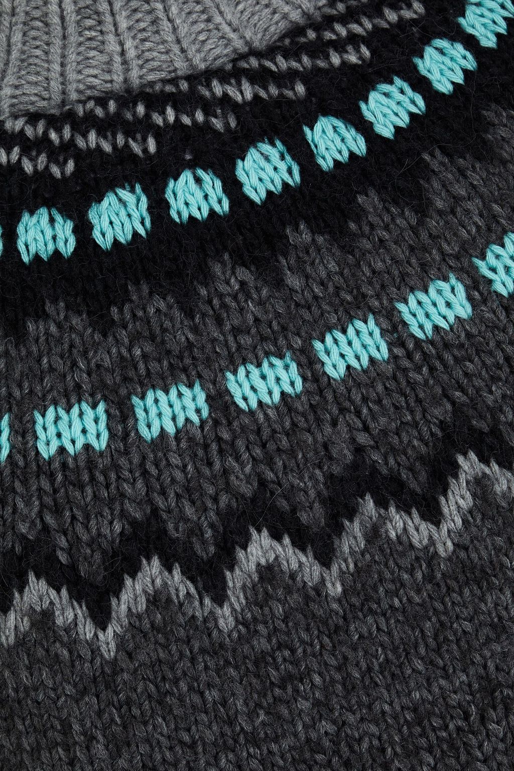 VALENTINO GARAVANI Fair Isle turtleneck sweater