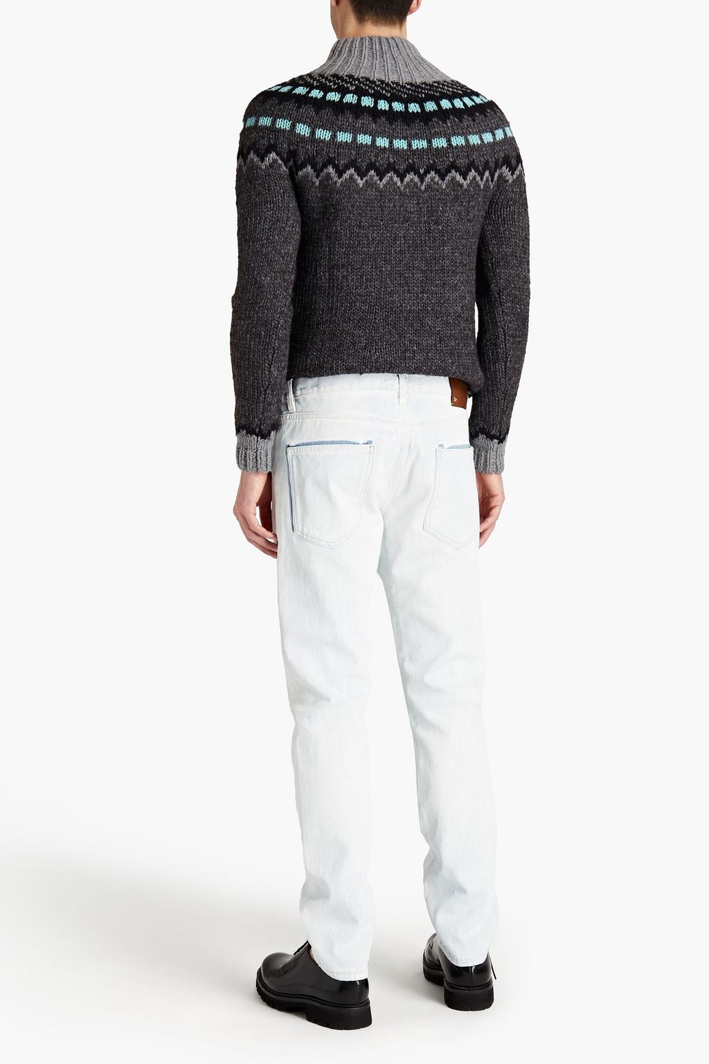 VALENTINO GARAVANI Fair Isle turtleneck sweater