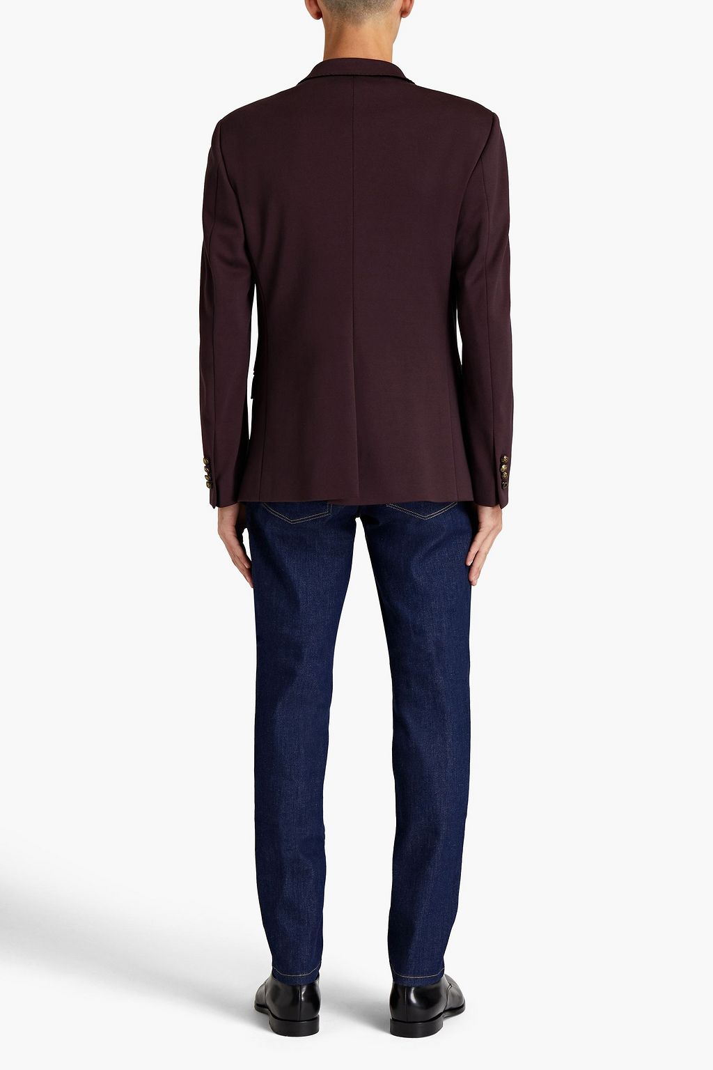 DOLCE & GABBANA Cotton-blend jersey blazer