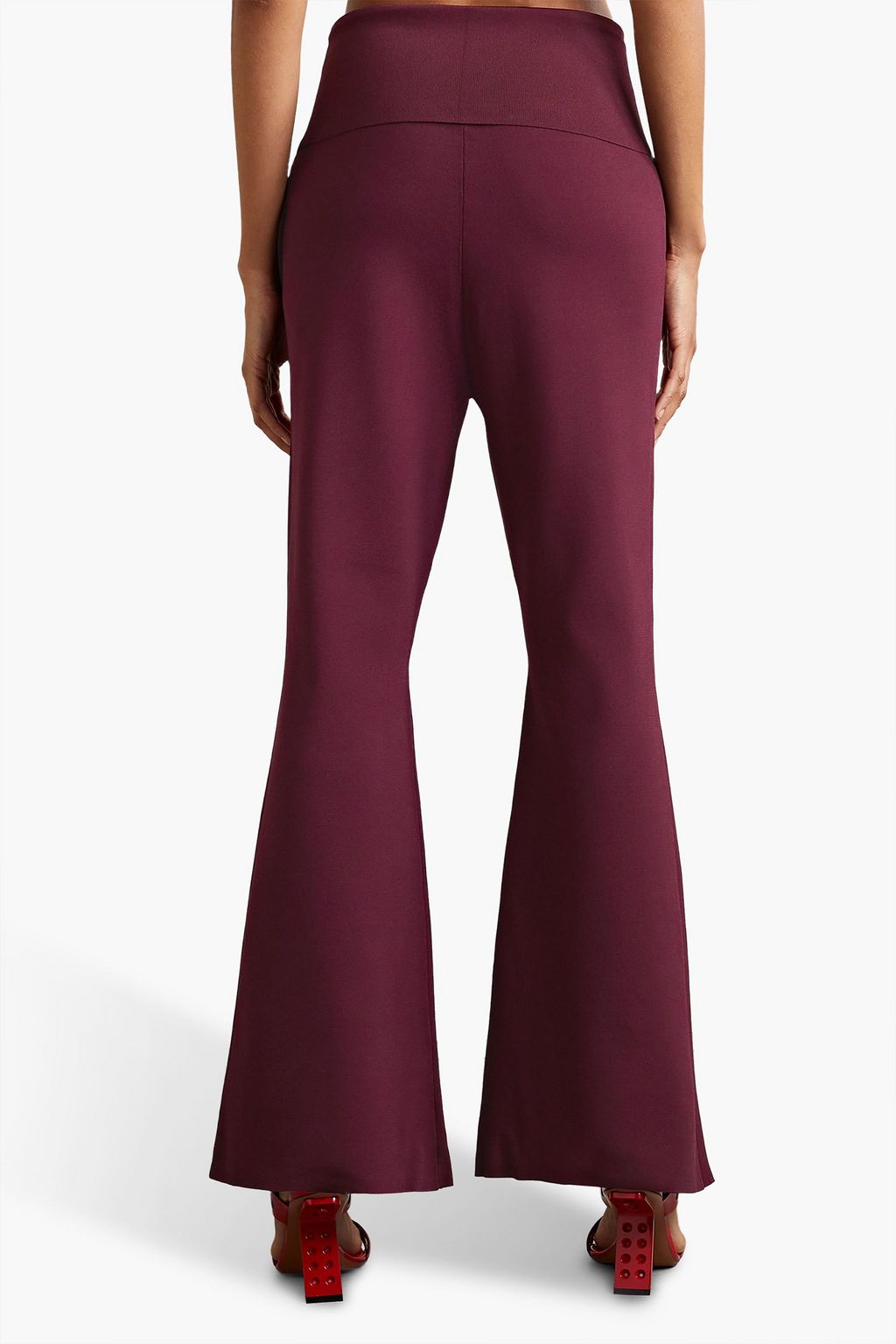 STELLA MCCARTNEY Stretch-knit flared pants