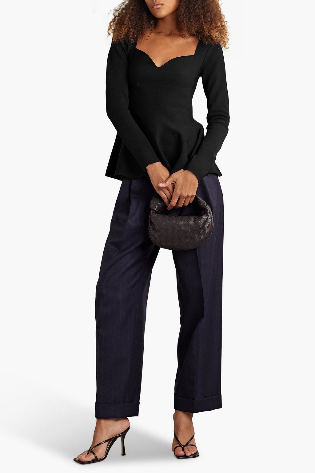 STELLA MCCARTNEY Knitted peplum top