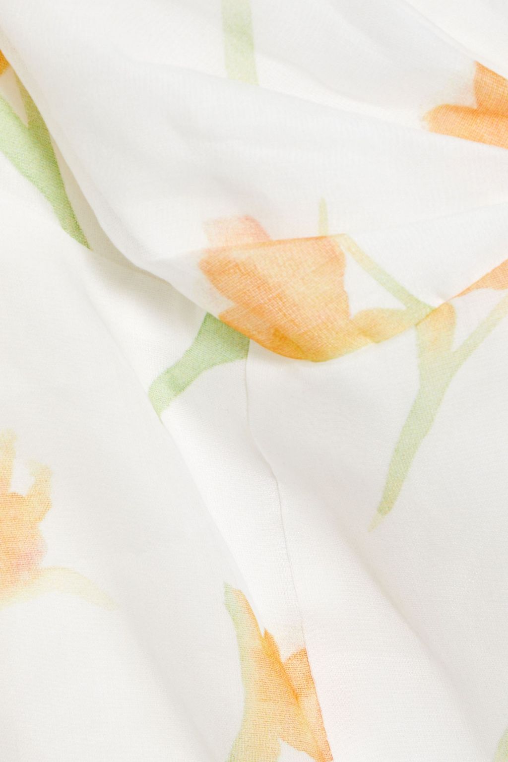ROSIE ASSOULIN Sliced and Diced Bohemian floral-print cotton-organza maxi dress