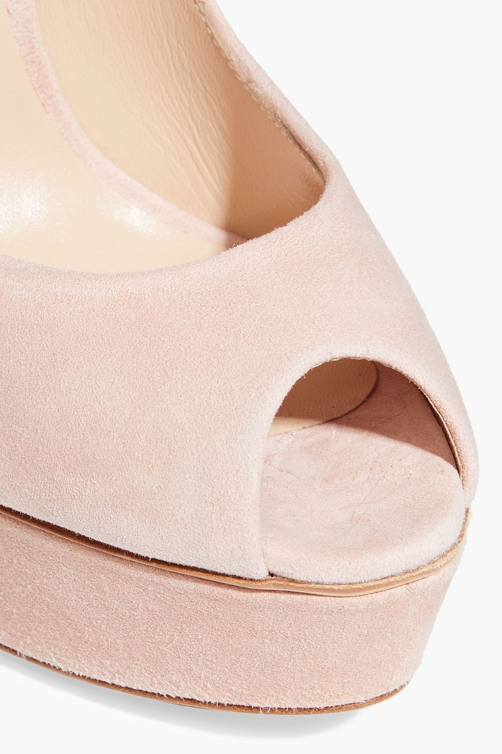 CASADEI Suede platform pumps
