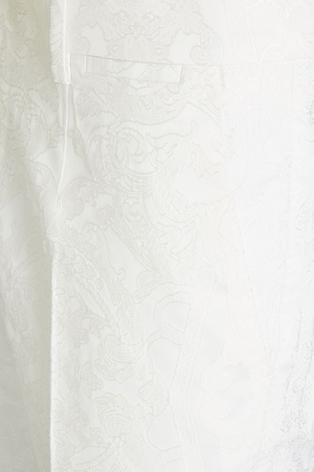 DOLCE&GABBANA Slim-fit satin-jacquard pants