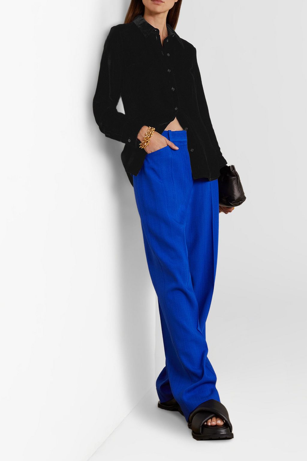 STELLA MCCARTNEY Hemd aus Samt