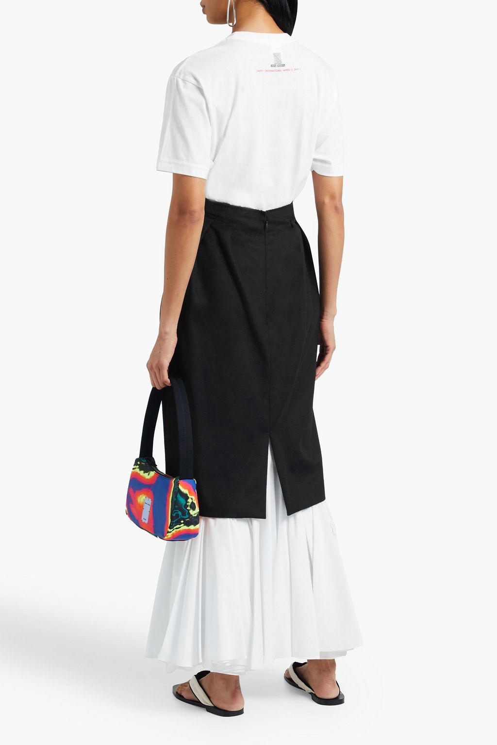 ROSIE ASSOULIN Printed cotton-jersey T-shirt