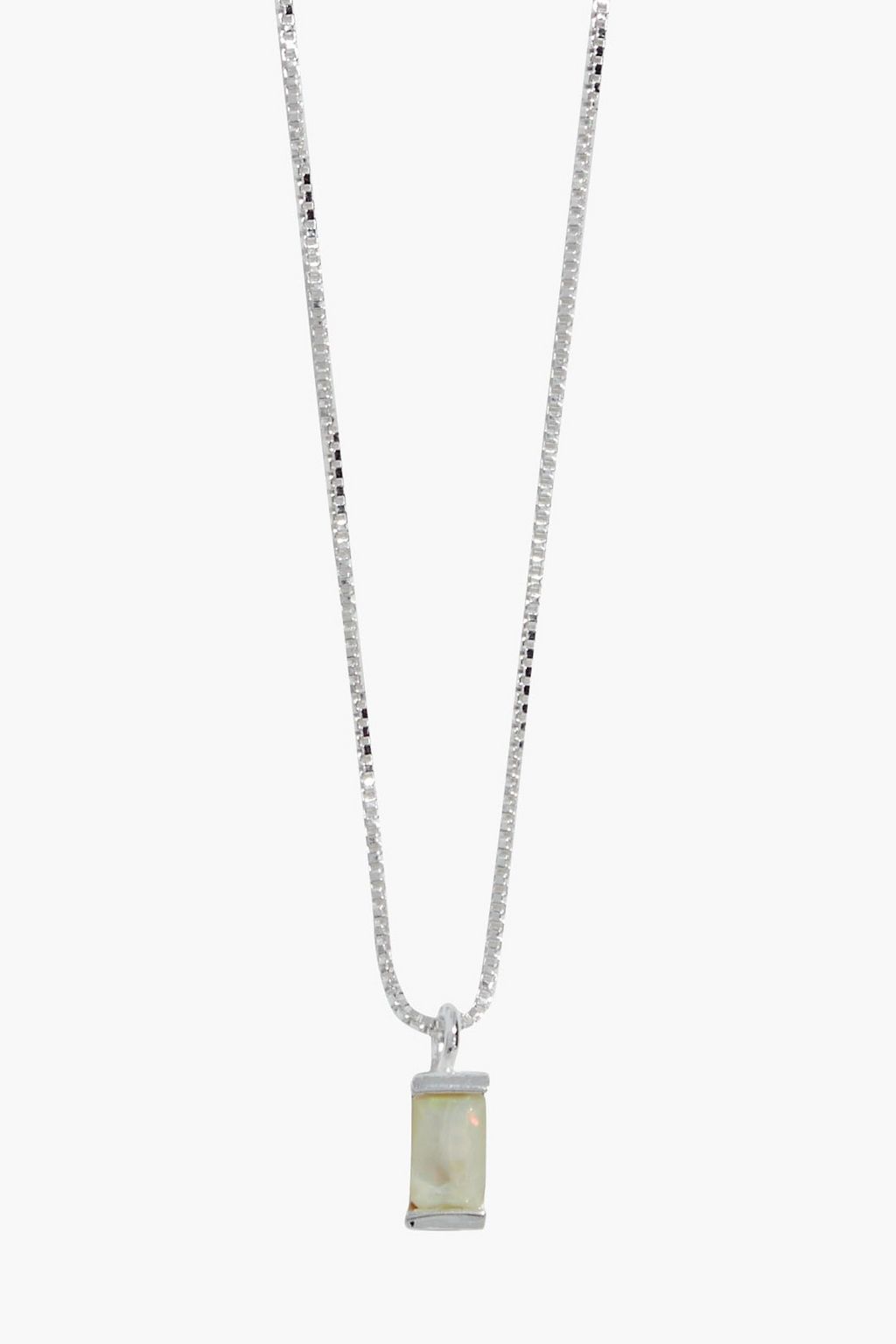 CORNELIA WEBB Recycled sterling silver opal necklace