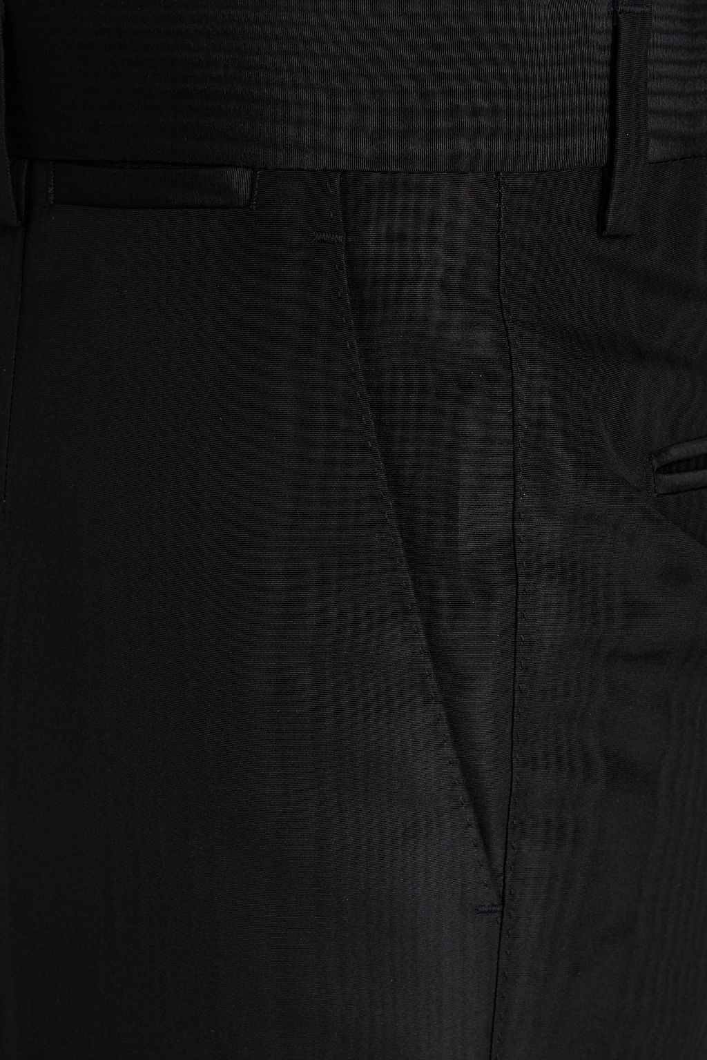 DOLCE & GABBANA Slim-fit silk-moire pants