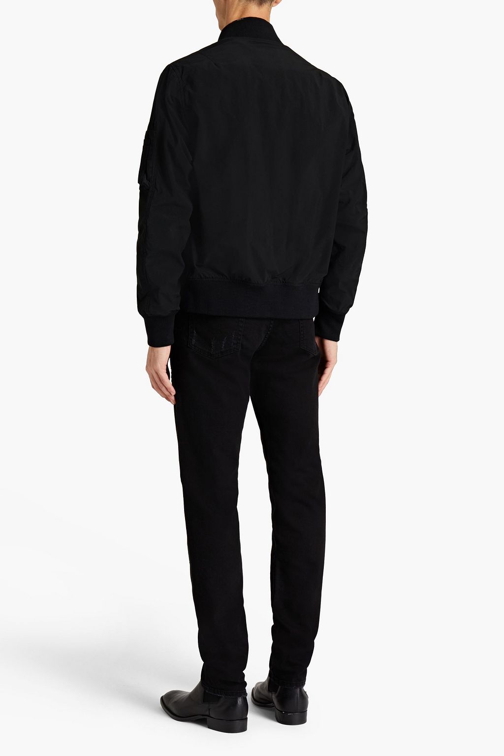 DOLCE & GABBANA Slim-fit distressed denim jeans