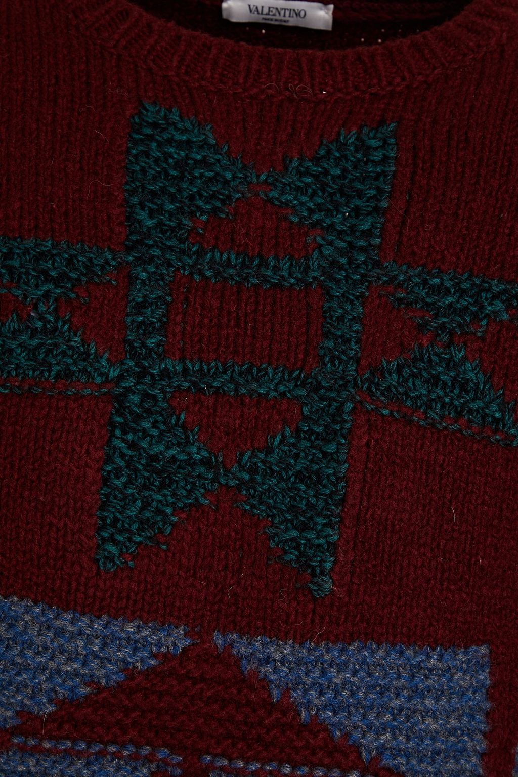 VALENTINO GARAVANI Pullover aus Jacquard-Strick aus einer Wollmischung