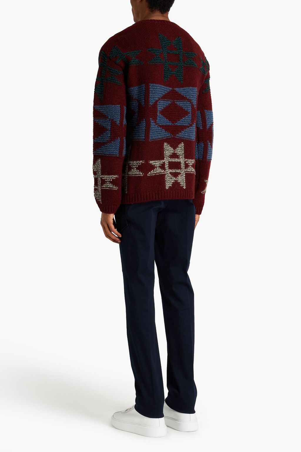 VALENTINO GARAVANI Pullover aus Jacquard-Strick aus einer Wollmischung