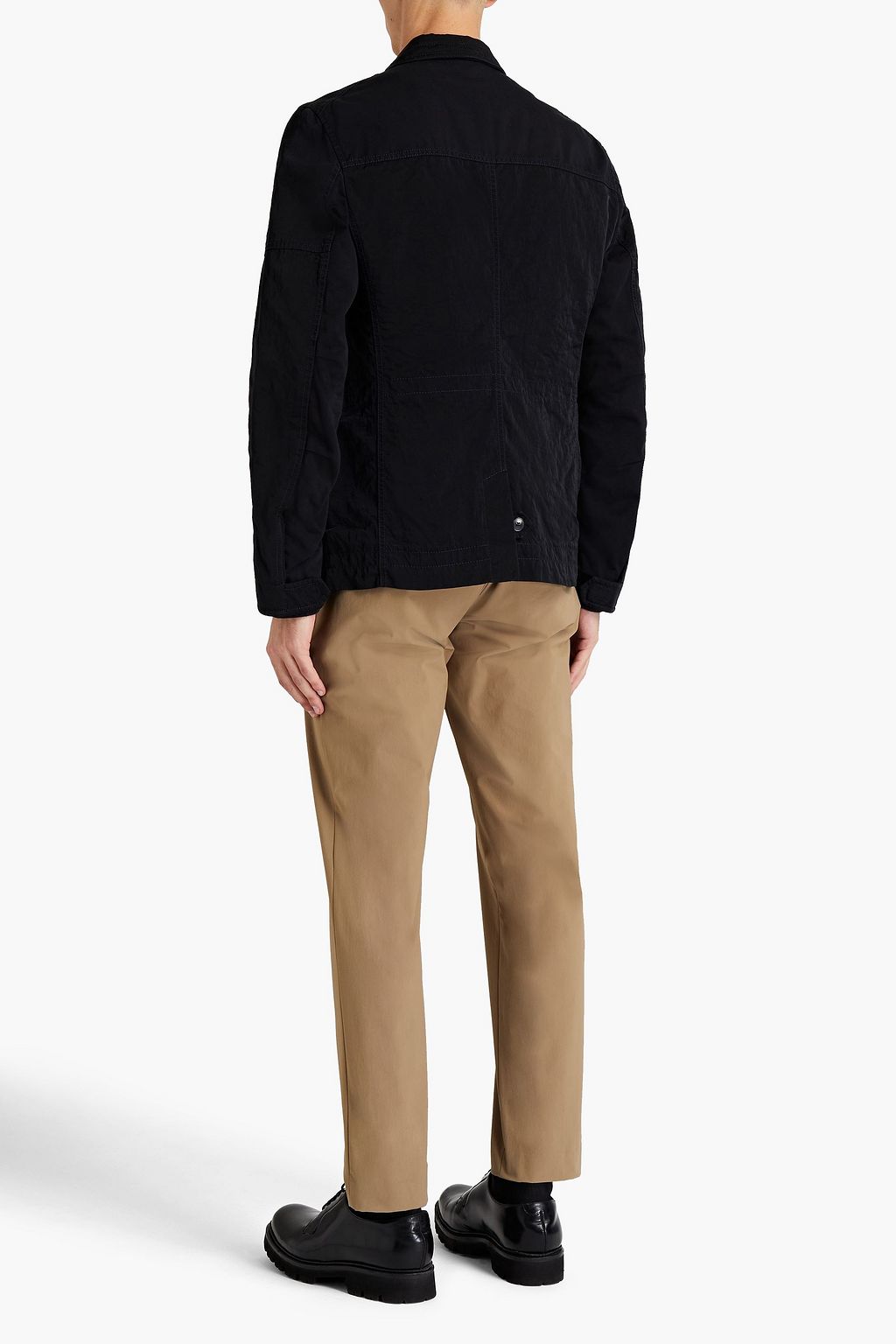 VALENTINO Shell-paneled cotton-gabardine jacket