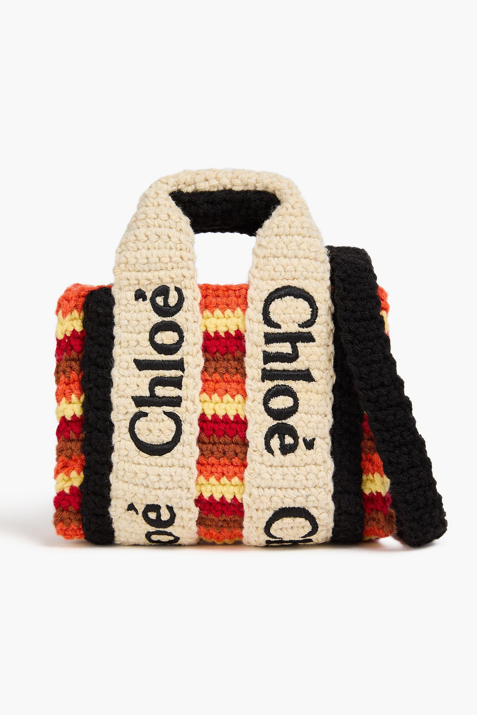 Chloé Crocheted Tote In Multi