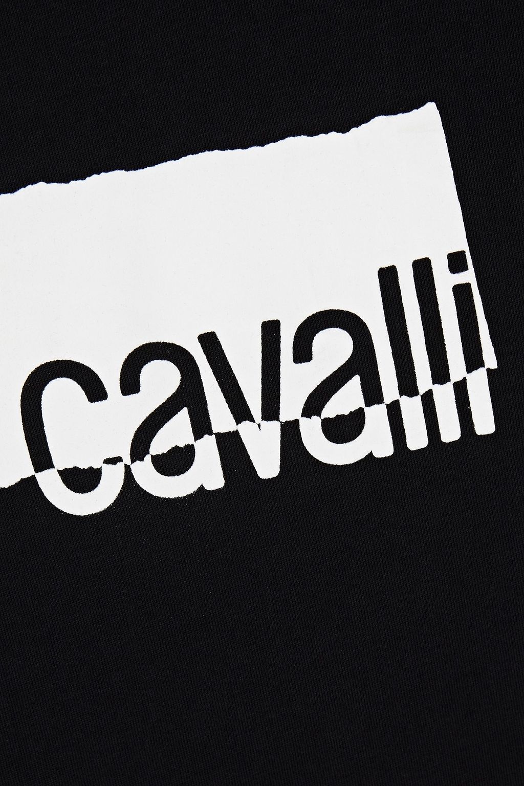 ROBERTO CAVALLI Logo-print cotton-jersey T-shirt