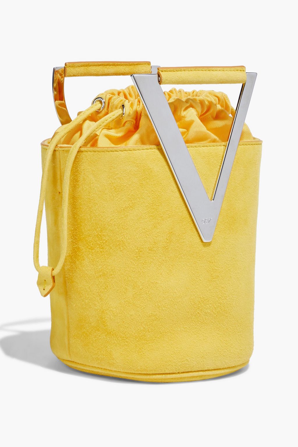 ROGER VIVIER RV suede bucket bag