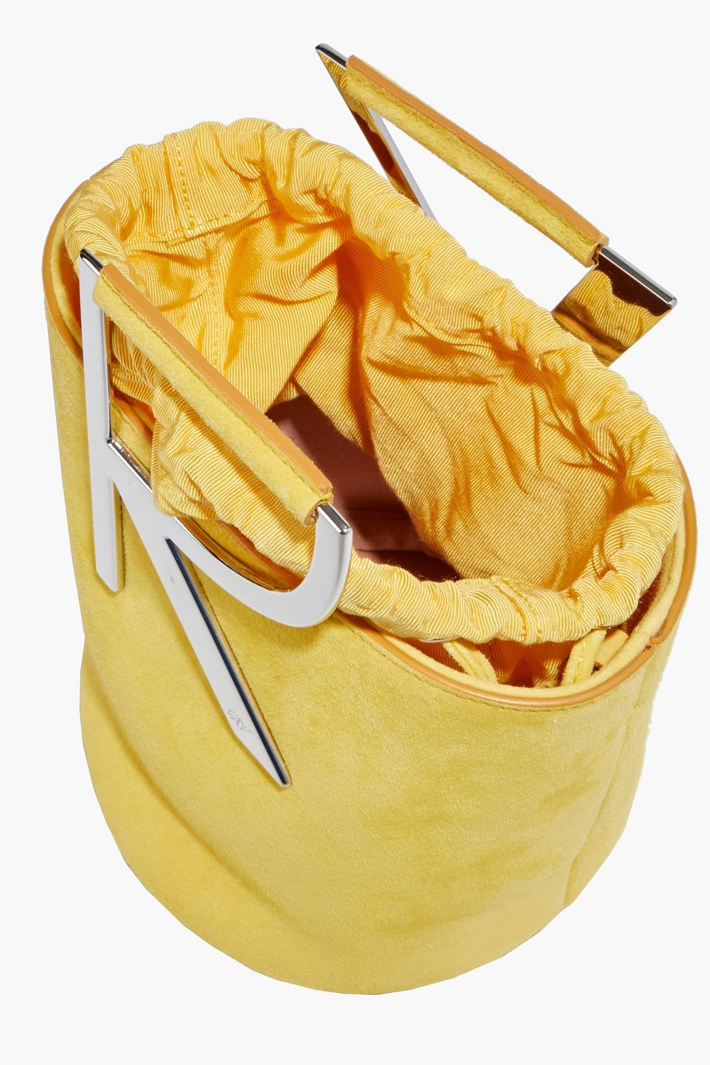 ROGER VIVIER RV suede bucket bag