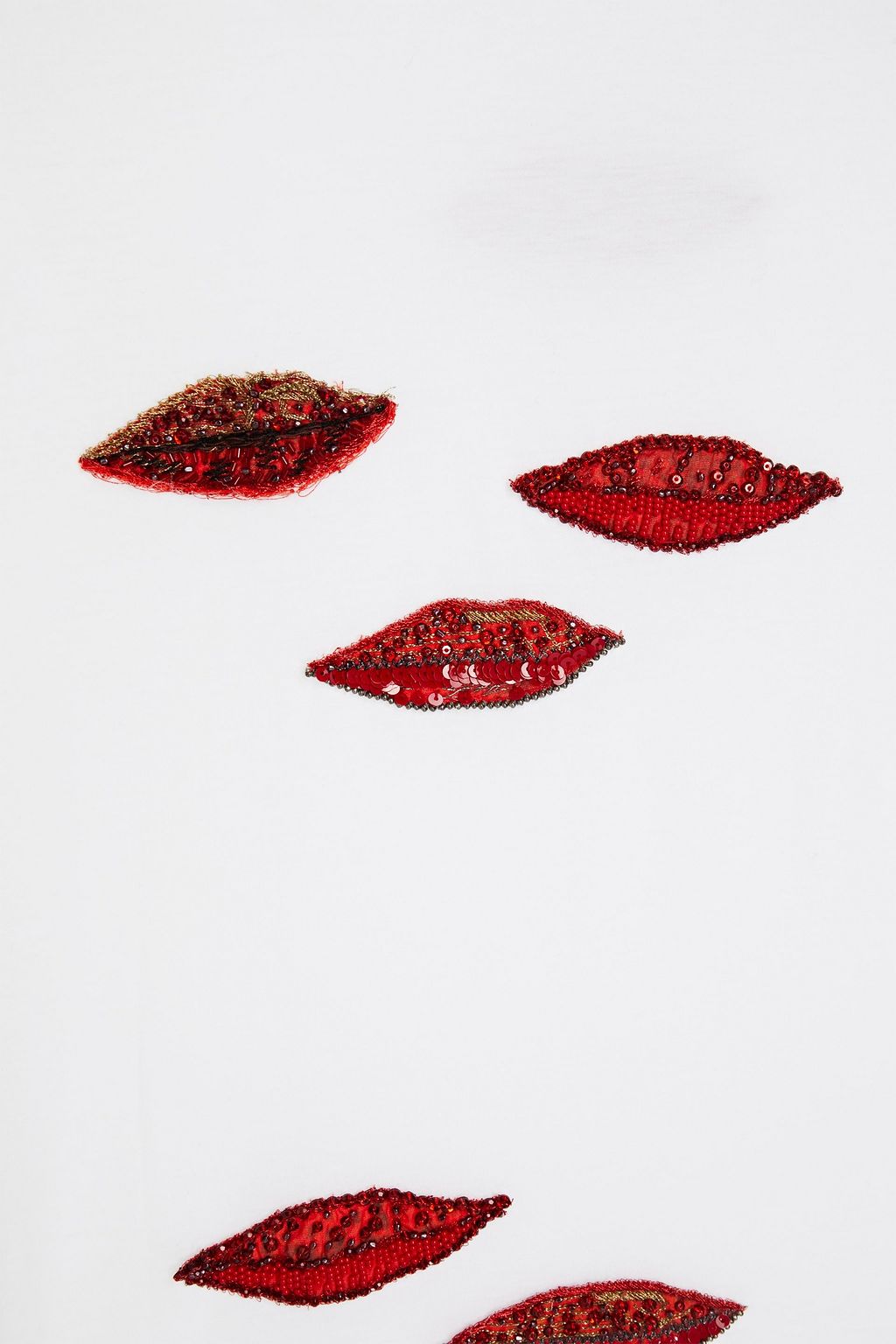 VALENTINO GARAVANI Embellished cotton-jersey T-shirt