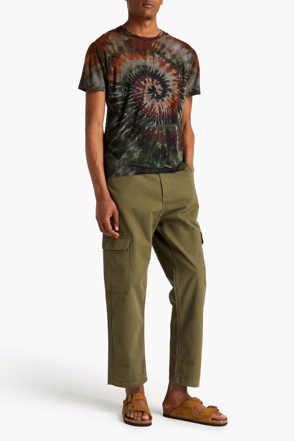 VALENTINO GARAVANI Tie-dyed cotton-jersey T-shirt