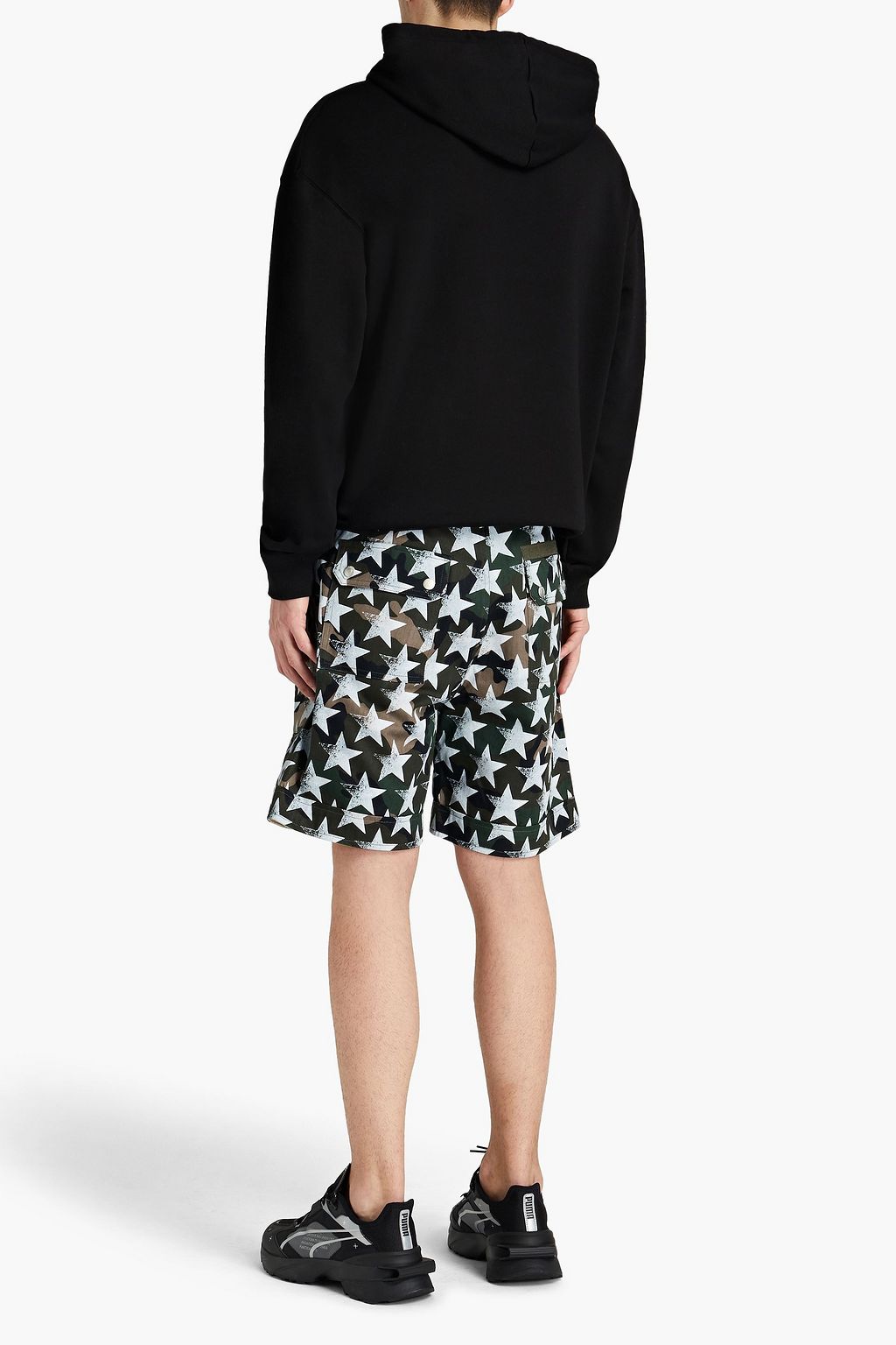 VALENTINO GARAVANI Printed cotton-twill shorts