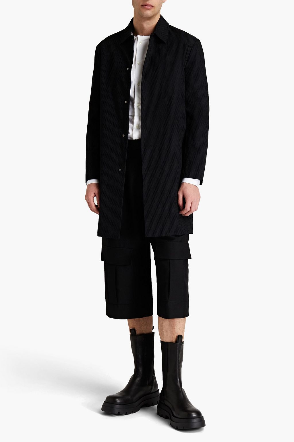 VALENTINO GARAVANI Broderie anglaise cotton coat
