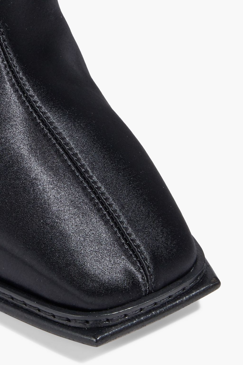 JIMMY CHOO Mica stretch-satin ankle boots