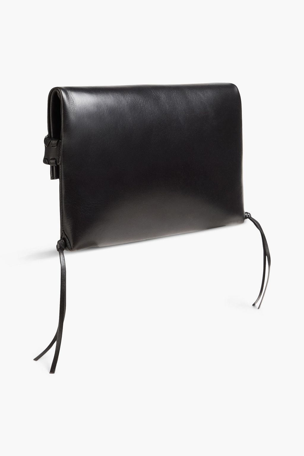 CHLOÉ Stone-embellished leather envelope clutch