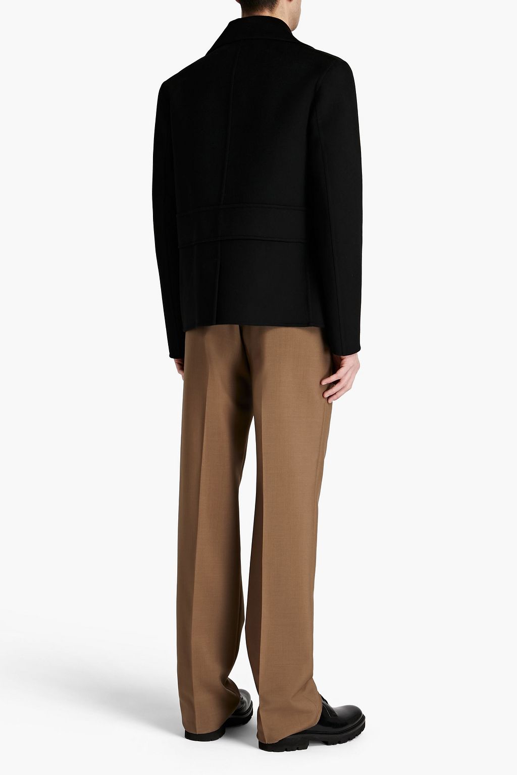 VALENTINO GARAVANI Wool and cashmere-blend felt peacoat